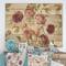 Designart - French Roses I - Farmhouse Print on Natural Pine Wood